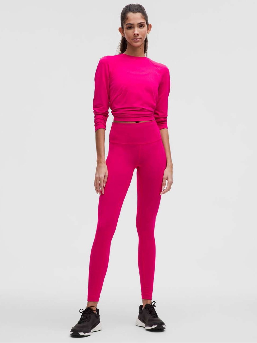 lululemon Wunder Train HR Tights 28" (NWOT) Passionate (Pink) Size 6